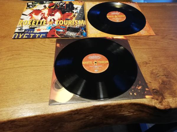 Roxette Tourism Songs from Studios,Stages,Hotelrooms & other strange Places 1992 EMI 07777999291 1 Doppel LP Europäische Pressung VG/VG+